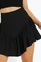 Thumbnail for your product : boohoo Frill V-shaped Hem Skater Skirt
