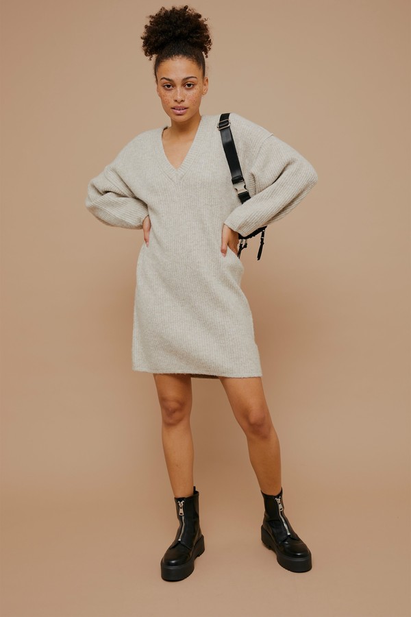 mink jumper dress