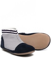 Thumbnail for your product : Pépé Striped Fabric Ankle Boots