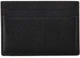 Thumbnail for your product : Giorgio Armani Logo Leather Card Case, Black