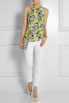 Thumbnail for your product : J.Crew Collection floral-print piqué top