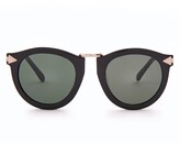 Thumbnail for your product : Karen Walker Harvest Round Acetate Sunglasses - Black