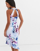 Thumbnail for your product : Lipsy floral high neck midi dress