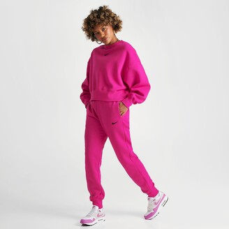 Nike Women's Sportswear Phoenix Fleece High-Waisted Jogger Sweatpants -  ShopStyle Activewear Pants