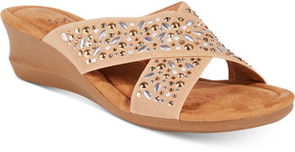 Impo Gypsy Embellished Wedge Sandals