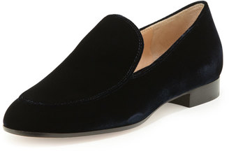Gianvito Rossi Marcel Suede Moccasin Flat