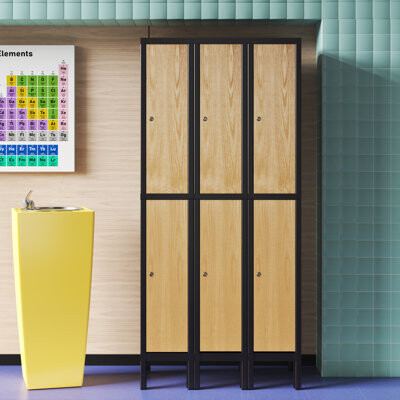 Hallowell Hybrid 2 Tier 3 Wide Locker