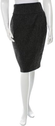 Bottega Veneta Wool Pencil Skirt