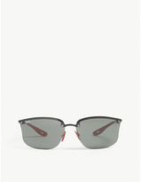 Thumbnail for your product : Ray-Ban RB4322 Ferrari rectangle-frame sunglasses