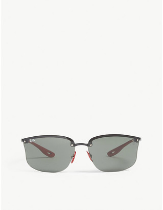 Ray-Ban RB4322 Ferrari rectangle-frame sunglasses