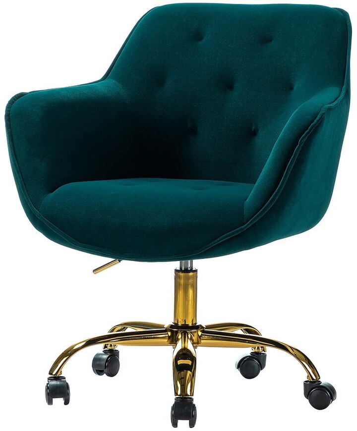 Home Design Dania Velvet Office Chair/Task Chair ShopStyle