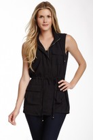 Thumbnail for your product : Daniel Rainn Zip Up Drawstring Waist Vest