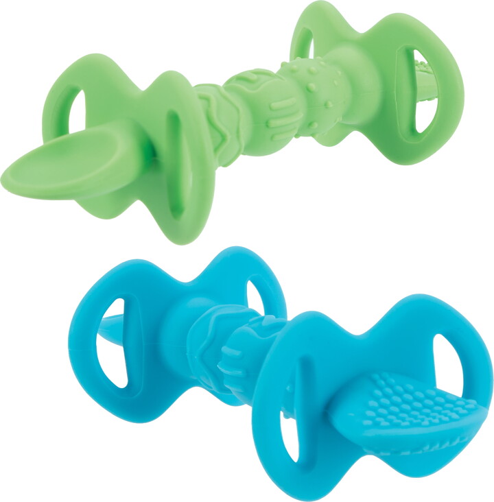 Nuby Dipeez Self-Feeding Spoons for Babies, Multicolor, 2 Count Infant/Toddler Spoons