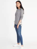 Thumbnail for your product : Old Navy Side-Lace-Up French-Terry Sweatshirt for Women