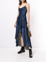 Thumbnail for your product : Alice + Olivia Metallic Waterfall Dress