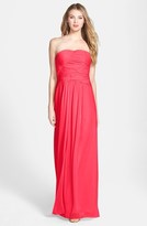 Thumbnail for your product : Laundry by Shelli Segal Strapless Chiffon Gown