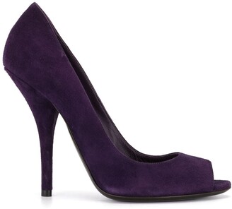 Peep Toe Purple Heels | Shop the world's largest collection of fashion |  ShopStyle