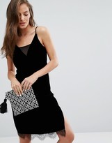 Thumbnail for your product : Glamorous Envelope Geometic Clutch Bag with Pom