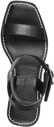 Sigerson Morrison Dalila Leather Buckle Strap Sandals