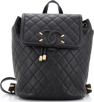 Pre-owned Chanel Women's Black Backpacks