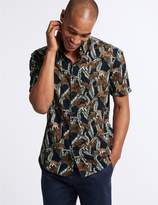 Thumbnail for your product : Marks and Spencer Slim Fit Lemur Print Shirt