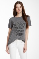 Thumbnail for your product : Haute Hippie Weave Your Own Web Chain Trim Tee