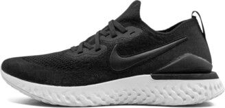 nike epic react flyknit black and grey
