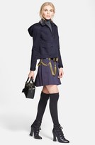 Thumbnail for your product : Tory Burch 'Klarissa' Print Pleated Stretch Cotton A-Line Skirt