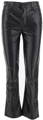 Mother The Insider Ankle Faux Leather Pants