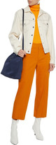 Thumbnail for your product : Vince Sienna Cropped Cotton-blend Twill Wide-leg Pants