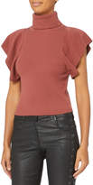 Thumbnail for your product : A.L.C. Jae Ruffle Knit Red Top