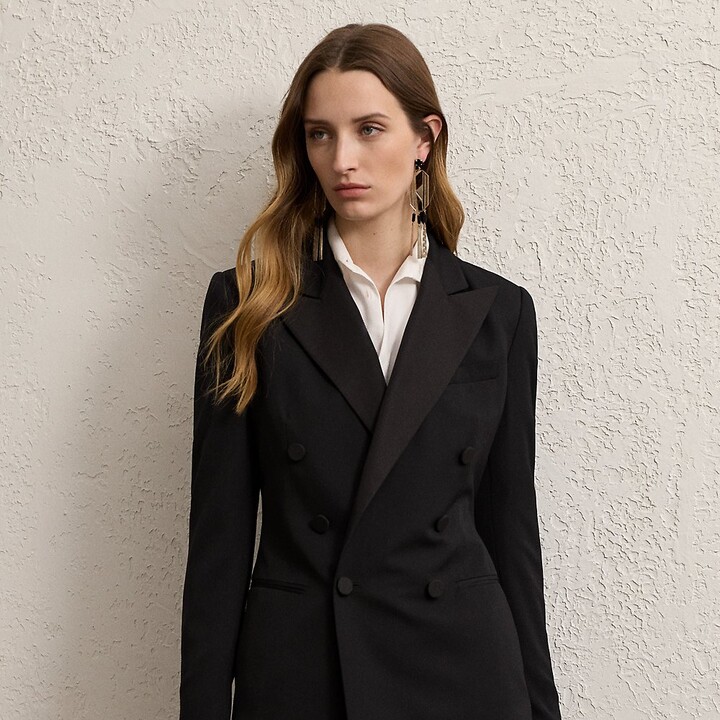 Total 86+ imagen lauren ralph lauren tuxedo style column gown Abzlocal.mx