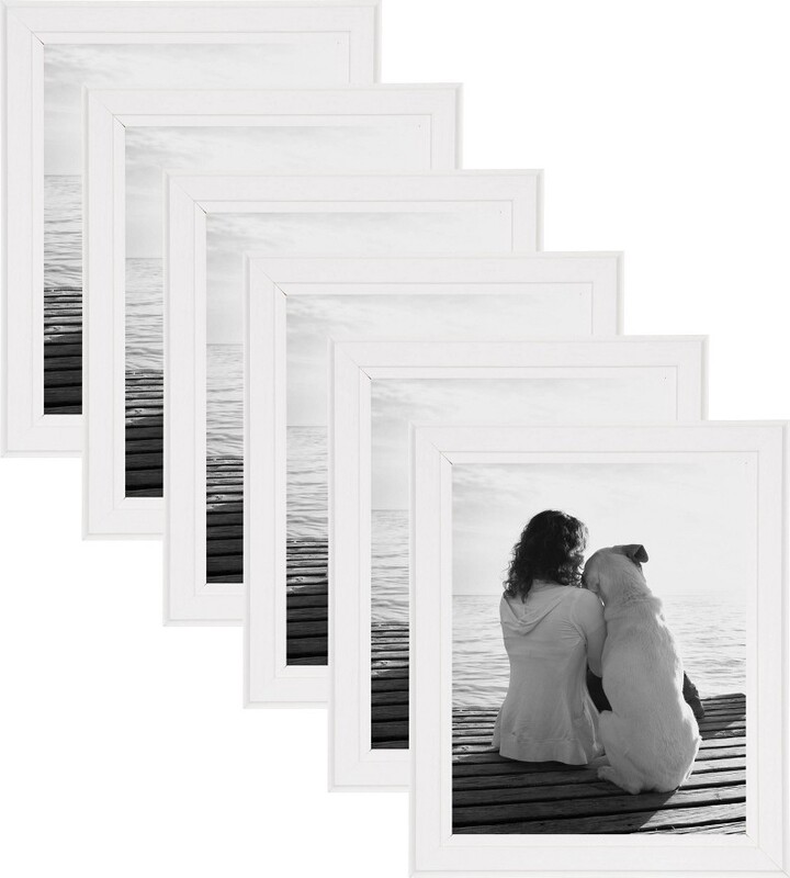 8" x 10" Kieva Tabletop Frame White Kate & Laurel All Things Decor