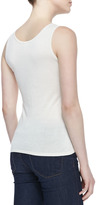 Thumbnail for your product : Neiman Marcus Scoop-Neck Silk-Cashmere Tank