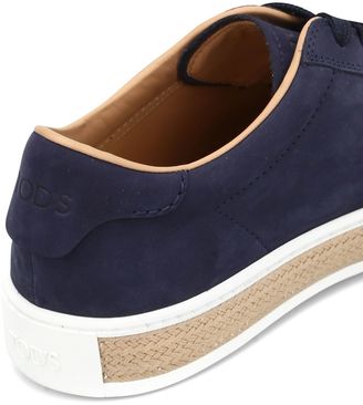 Tod's 26a Lace-up Nubuck Sneakers