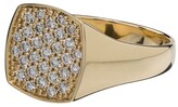 Thumbnail for your product : Tom Wood 9kt yellow gold Mini Cushion diamond ring