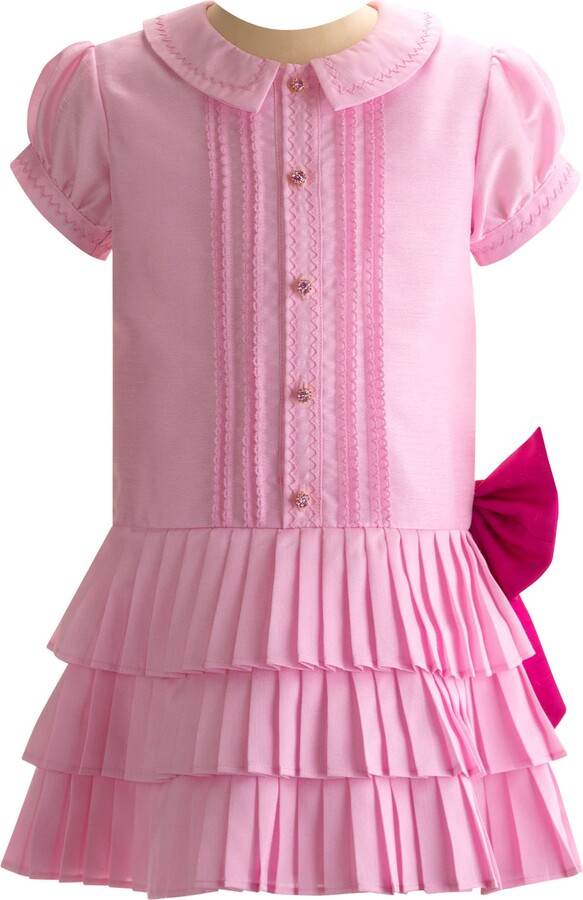Eloise Dropped-Waist Couture Dress