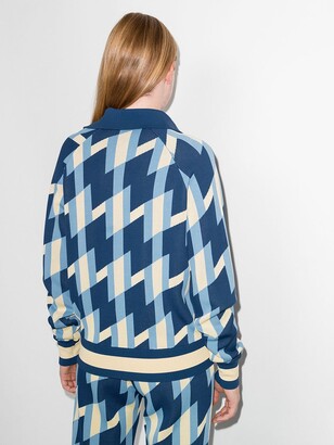 Dodo Bar Or Tom geometric-pattern track jacket