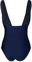 Thumbnail for your product : Zimmermann Bowie button-detail swimsuit