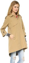 Thumbnail for your product : Band Of Outsiders Cutaway Trench Coat with Blanket Lining