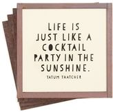 Thumbnail for your product : Ben's Garden 'Life Is Like a Cocktail Party' Coasters (Set of 4)