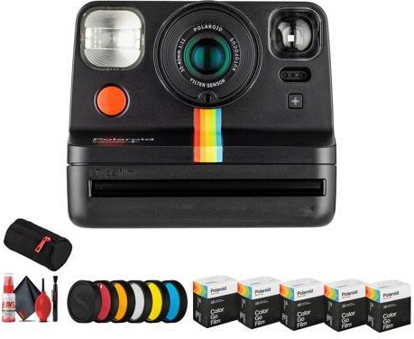 Polaroid Now+ i-Type Instant Camera (Black) Bundle