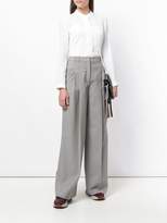 Thumbnail for your product : Jil Sander Navy high waist tailored wide trousers