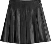 Thumbnail for your product : Steffen Schraut Pleated Leather Skirt