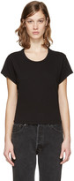Thumbnail for your product : RE/DONE Black 1950's Boxy T-Shirt