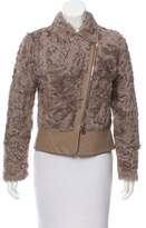 Thumbnail for your product : Blugirl Leather Shearling Jacket