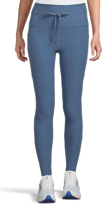 Beyond Yoga Spacedye Go Pocket Midi Leggings Women's Clothing Washed Denim : 2XS (US Women's 0-2), Elastane/Polyester