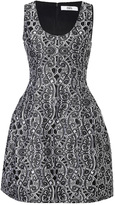 Thumbnail for your product : Prabal Gurung Scoop Neck Molded Seam Dress in Black/White