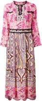 Thumbnail for your product : Etro embroidered piasley kaftan dress