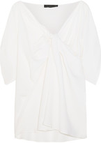Thumbnail for your product : Maria Grachvogel Callisto draped silk-crepe top